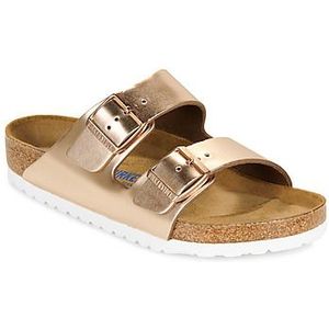 BIRKENSTOCK - Arizona SFB LENA - Slippers - Goud