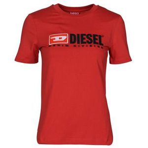 Diesel  T-REG-DIV  Shirts  dames Rood