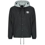 Vans, Heren, Jassen, Zwart, Maat: L Fleece,