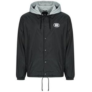 Vans, Heren, Jassen, Zwart, Maat: L Fleece,