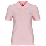 Tommy Hilfiger - 1985 SLIM PIQUE POLO SS - Polo T-Shirt - Roze - Korte Mouw