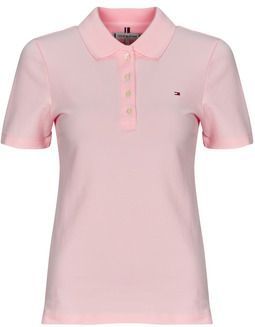 Tommy Hilfiger - 1985 SLIM PIQUE POLO SS - Polo T-Shirt - Roze - Korte Mouw