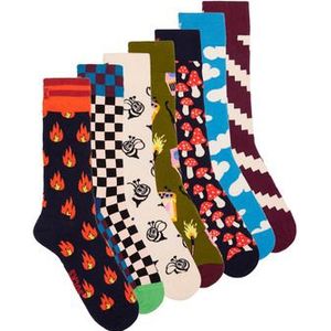 Happy socks  WILD WEEK SOCKS X7  High socks  dames Multicolour