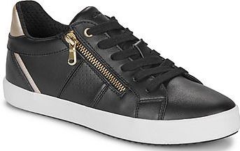 Geox - Blomiee - Sneakers - Blauw - Leerachtig - Lage Sneaker