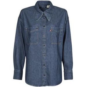 Levis  WT-SHIRTS DENIM  Blouses  dames Blauw