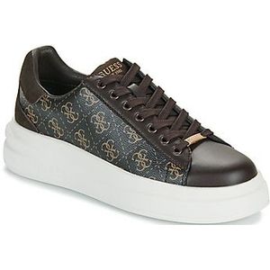 Guess  ELBINA  Sneakers  dames Bruin