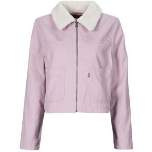 Levis - T3 RETRO SHERPA TRUCKER - Spijkerjack - Roze - Dames
