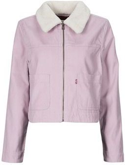 Levis - T3 RETRO SHERPA TRUCKER - Spijkerjack - Roze - Dames