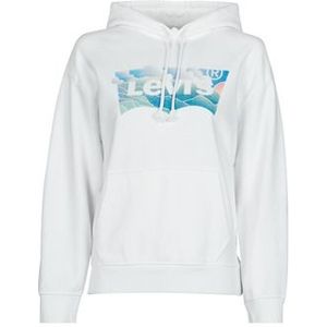 Levis  GRAPHIC STANDARD HOODIE  Truien  dames Wit