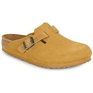 BIRKENSTOCK  Boston LEVE Corduroy Cork Brown  klompen  dames Bruin