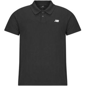 New Balance - Poloshirt - Zwart - Cotton Pique Polo