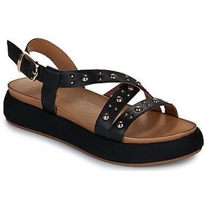 Inuovo  A96042-BLACK  sandalen  dames Zwart