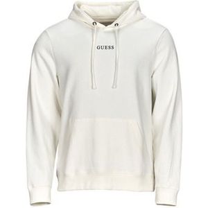 Guess  ROY GUESS HOODIE  Truien  heren Wit