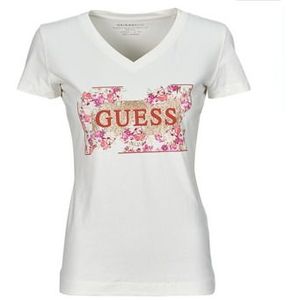 Guess  LOGO FLOWERS  Shirts  dames Wit