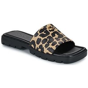 Coach  FLORENCE LEOPARD PRINT SANDAL  slippers  dames Multicolour