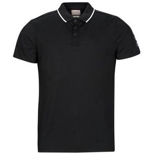 Guess  PAUL PIQUE TAPE  Shirts  heren Zwart