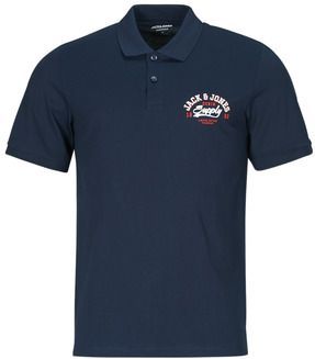 Jack & Jones - Jjelogo Polo Ss 2 Col Ss24 - Poloshirt - Navy Blazer