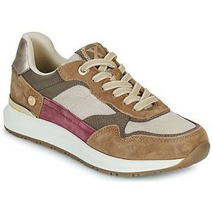 Xti - 14420601-TAUPE - Casual Schoenen - Taupe - Veters - Hakhoogte 1 tot 3 cm