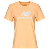 New Balance  LOGO JERSEY TEE  Shirts  dames Roze