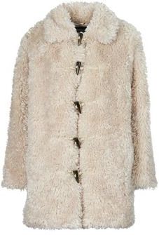 ONLY ONLVIKI Faux FUR Duffle Coat OTW jas, grijs, S, grijs, S
