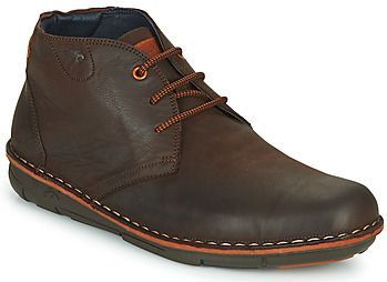 Fluchos - Alfa F0701 - Leren Enkellaarsjes - Bruin - Veters - Casual