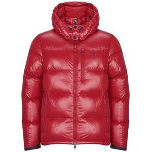 Polo Ralph Lauren - Gewatteerde Jas - Rood - Met Capuchon - Warm Gevoerd