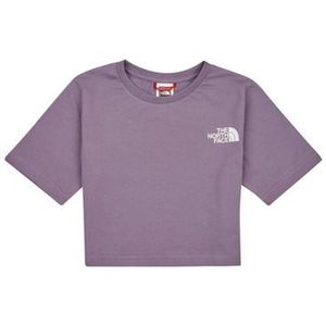 The North Face  Girls S/S Crop Simple Dome Tee  Shirts  kind Violet