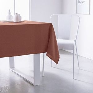 Today  Nappe 150/250 Polyester TODAY Essential Terracotta  Tafelkleed dames Bruin