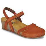Artvoor - 1193131MH003_006 - Sandalen - Oranje - Leer - Sleehak