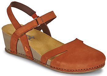 Artvoor - 1193131MH003_006 - Sandalen - Oranje - Leer - Sleehak