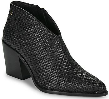 Gioseppo - ERHARD - Enkellaarsjes - Zwart - Leer