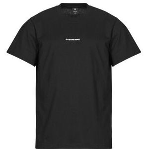 G-Star Raw  CENTER CHEST LOGO LOOSE R T  Shirts  heren Zwart