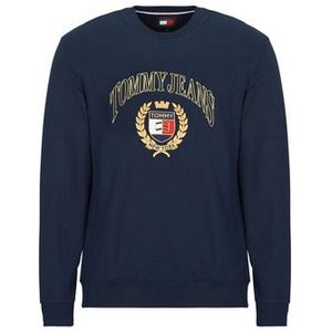 TOMMY JEANS - TJM REG TJ PREP CREST CREW - Sweatshirt - Dark Night Navy - Lange Mouwen - Regular Fit