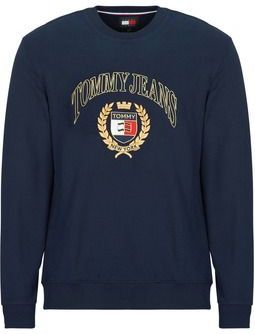 TOMMY JEANS - TJM REG TJ PREP CREST CREW - Sweatshirt - Dark Night Navy - Lange Mouwen - Regular Fit