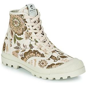 Pataugas  AUTHENTIQUE MID FLORAL  Sneakers  dames Beige