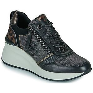 Carmela - 16252101 - Leren Sportschoenen - Zwart - Casual