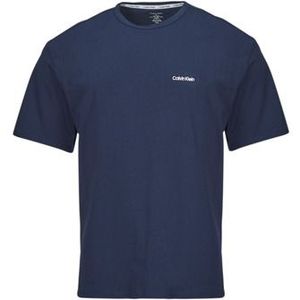 Calvin Klein Jeans  S/S CREW NECK  Shirts  heren Marine