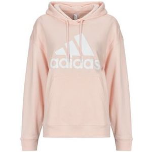adidas  Essentials Big Logo Oversized French Terry Hoodie  Truien  dames Roze