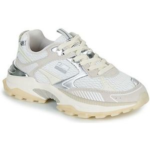D.Franklin - 347 Track Flame - Sneakers - Metallic Silver - Nylon Gaas