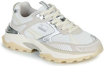 D.Franklin - 347 Track Flame - Sneakers - Metallic Silver - Nylon Gaas