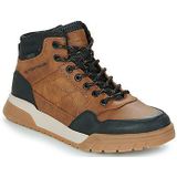 TOM TAILOR Veterboots  cognac / zwart