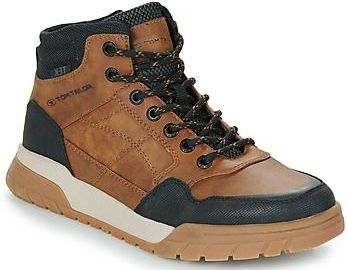 TOM TAILOR Veterboots  cognac / zwart