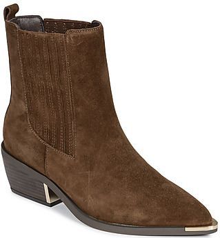 Alma EN Pena - Enkellaarsjes - Bruin - Platte Enkellaars voor Dames