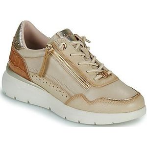 Carmela - 16243003 - Leren Sneakers - Beige - Casual
