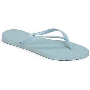 Havaianas  SLIM LOGO  slippers  dames Blauw