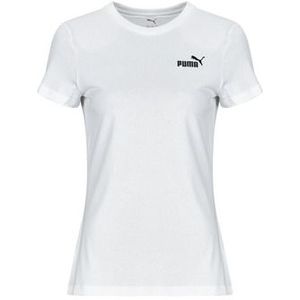 PUMA - ESS SMALL NO. 1 LOGO TEE - T-shirt - Puma White - 100% Katoen