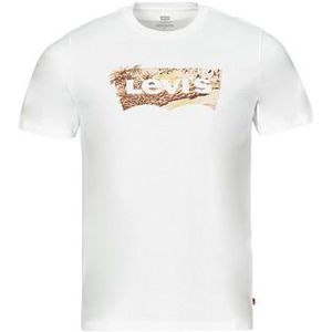 Levi's Graphic Crewneck Tee Tropical Batwing Wh, Tropical Batwing Whi, M