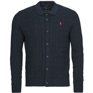 Polo Ralph Lauren - GILET EN MAILLE TORSADEE - Trui - Marine