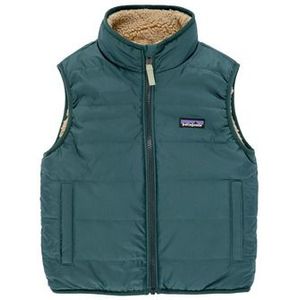 Patagonia - Ready Freddy Vest - Kinderbodywarmer - Current Blue - Omkeerbaar
