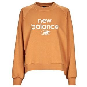 New Balance  Essentials Graphic Crew French Terry Fleece Sweatshirt  Truien  dames Oranje